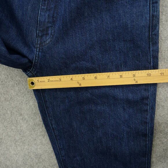 Current Elliott Jeans Womens 27 Blue Stove Pipe Straight Leg High Rise Zip New - Picture 13 of 16
